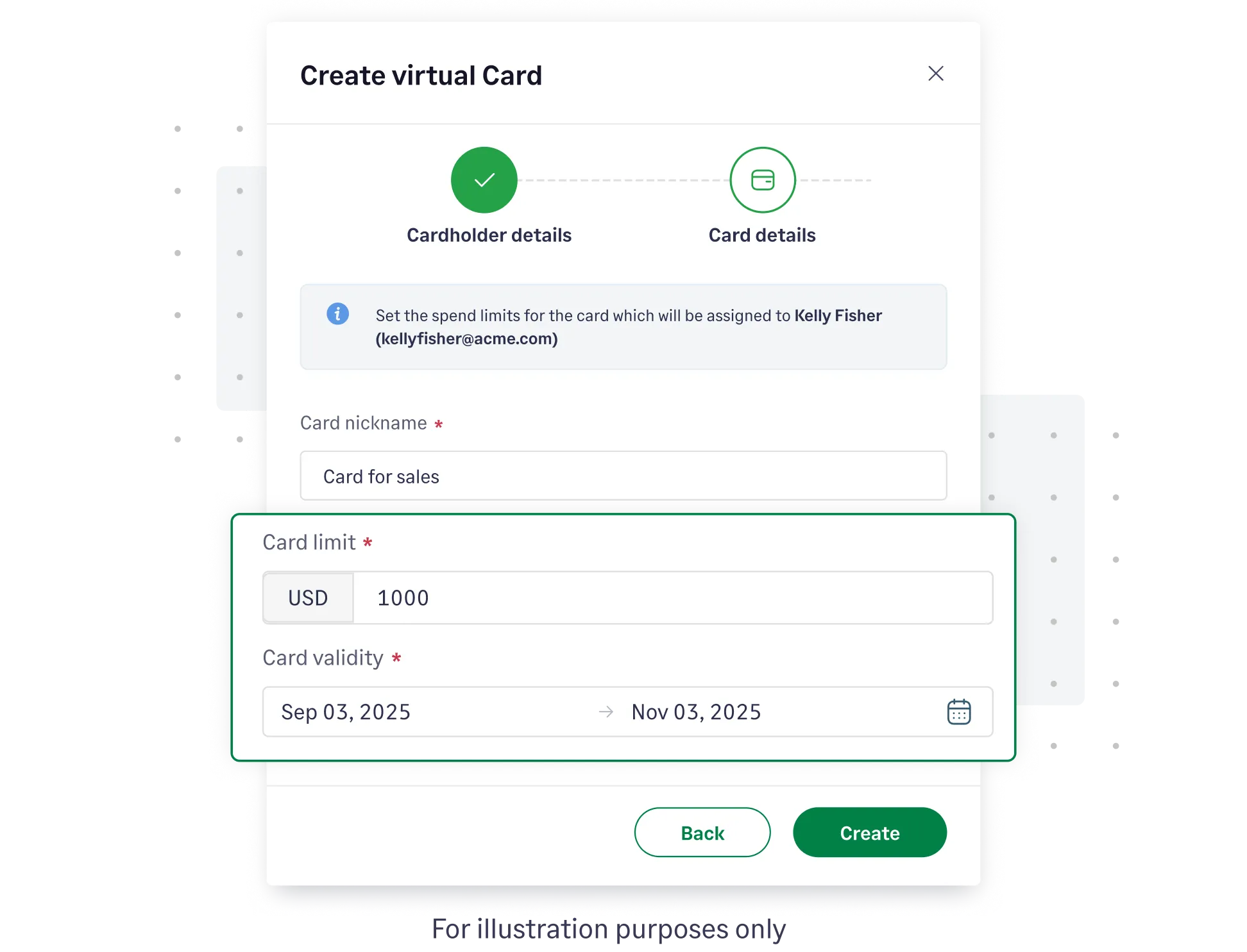 Create American Express virtual Cards right from Sage Expense Management for Amex expense management