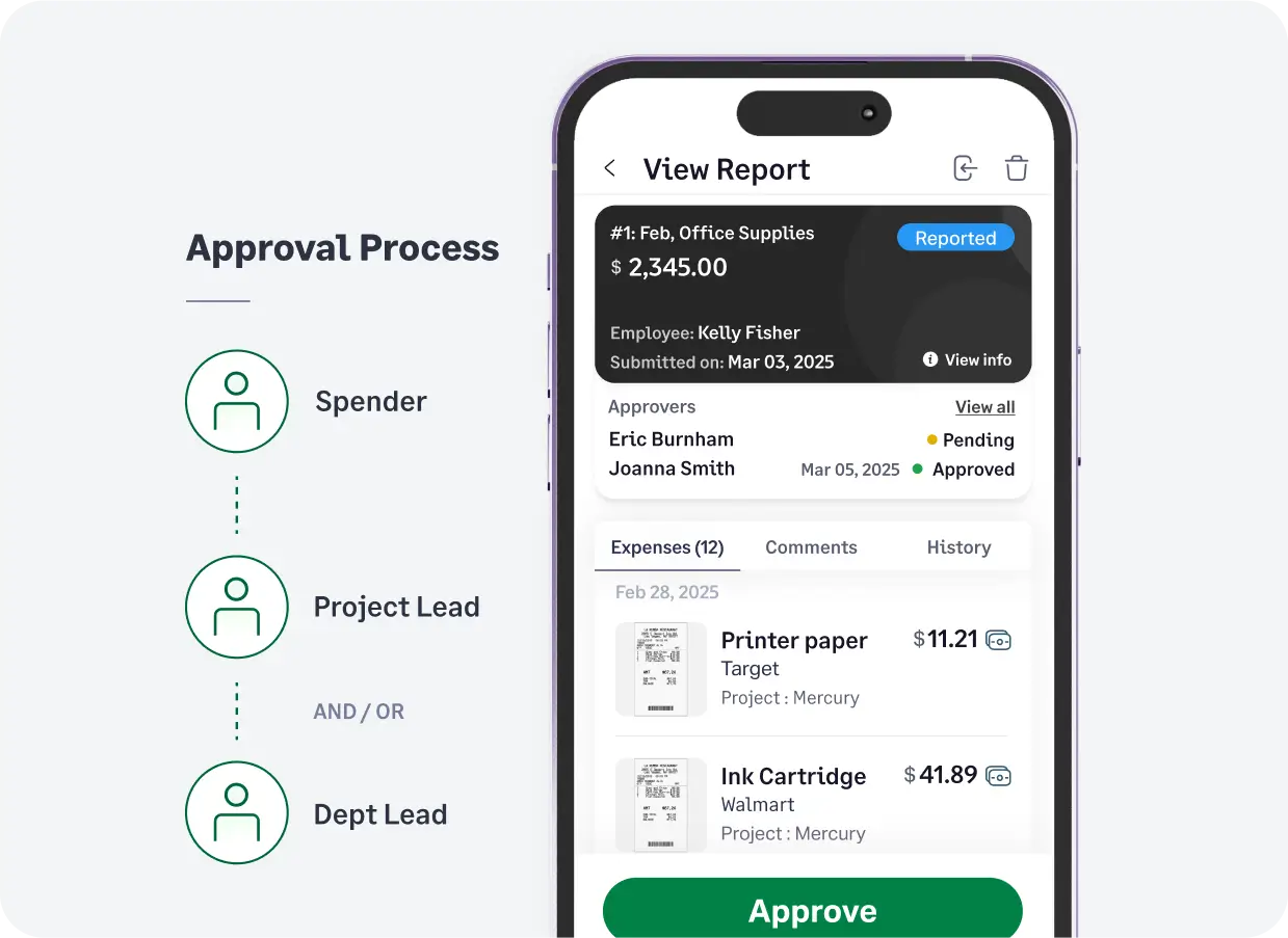 Approve expense reports on the go with Fyle