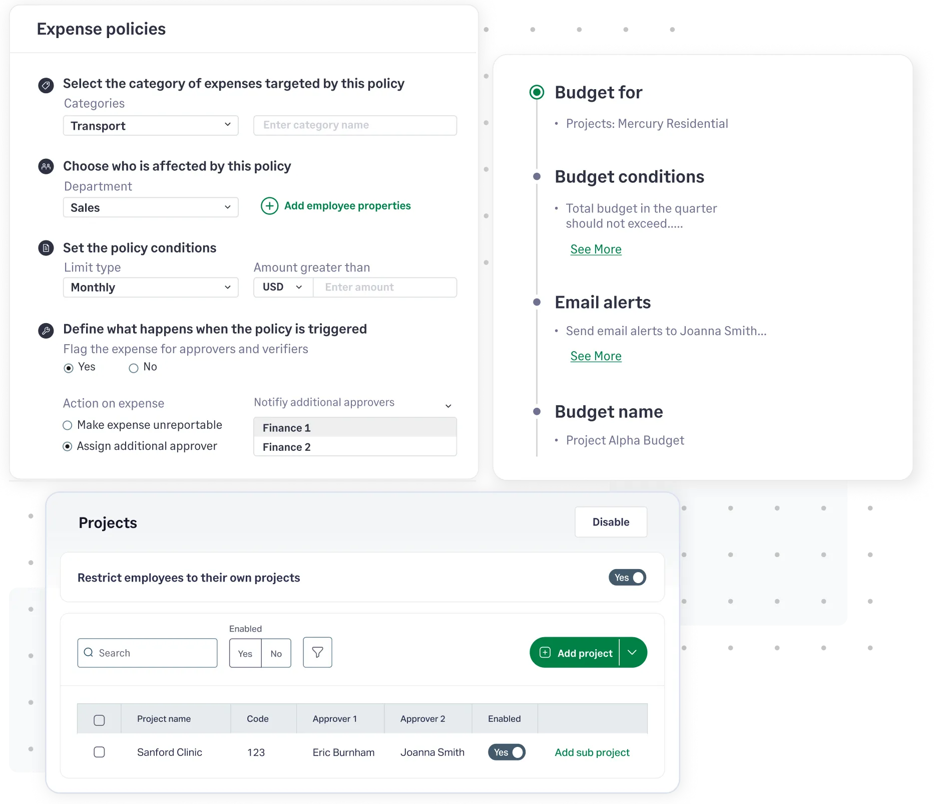 Track project based expenses easily from Sage Expense Management