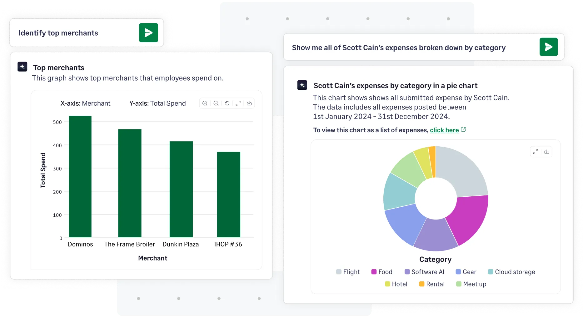 Get insights into Mastercard card spend with Sage Expense Management's AI powered Copilot