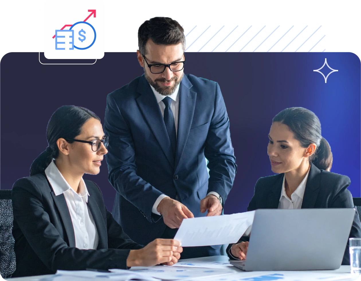 Finance team of a mid market company managing expenses