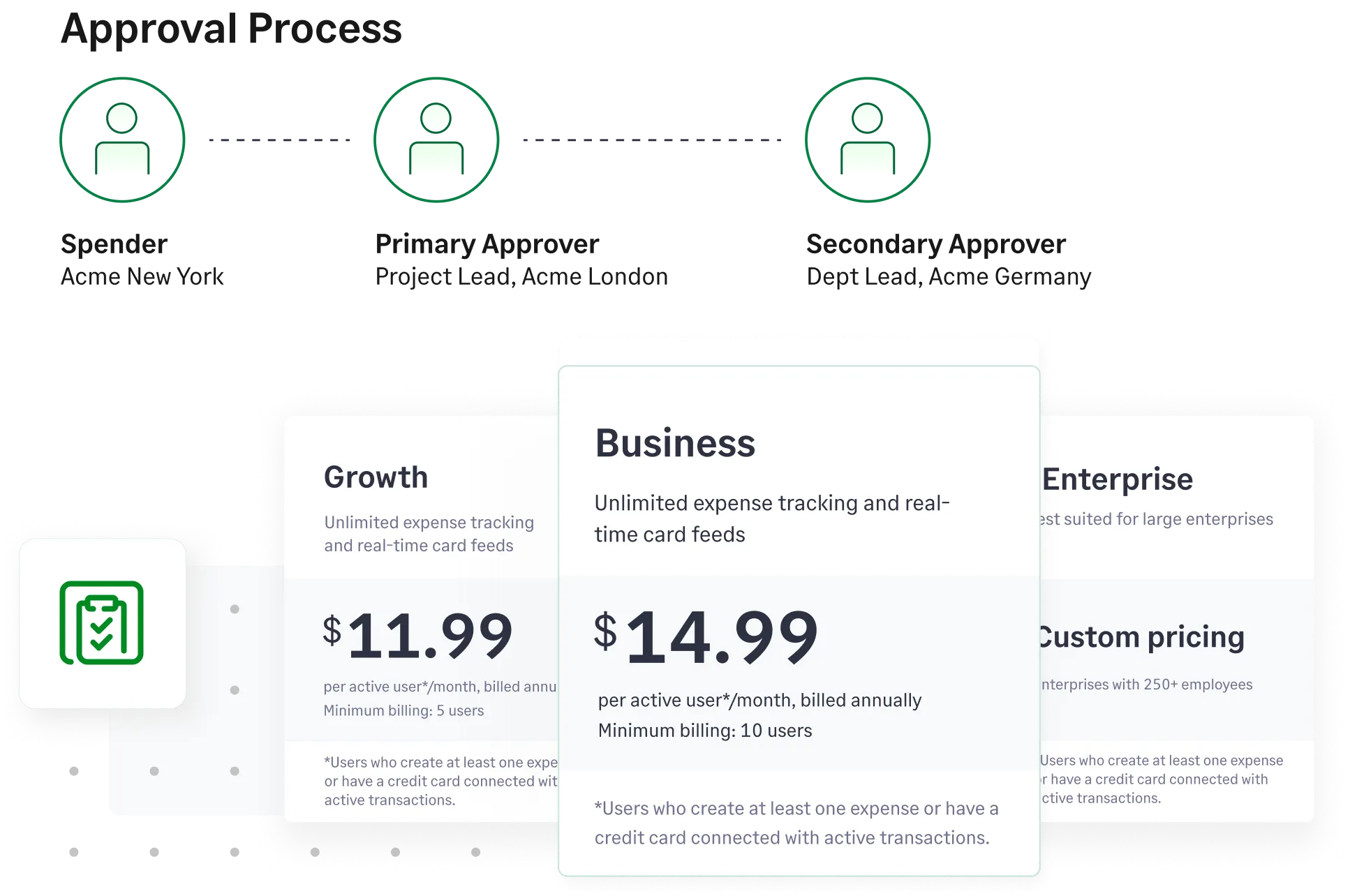 Sage Expense Management features that help scaling companies manage expenses