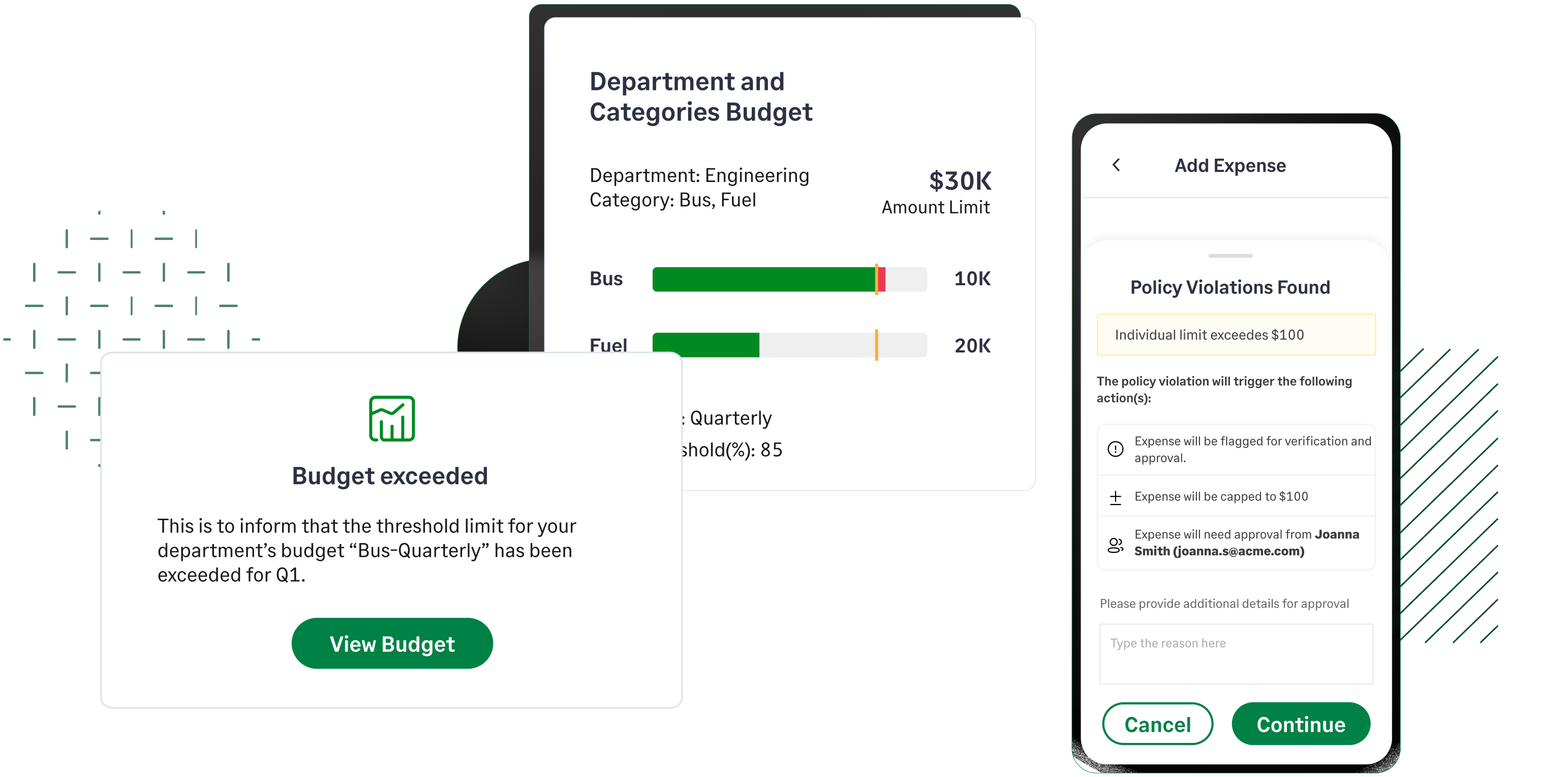 Track and manage real-time budgets with Fyle