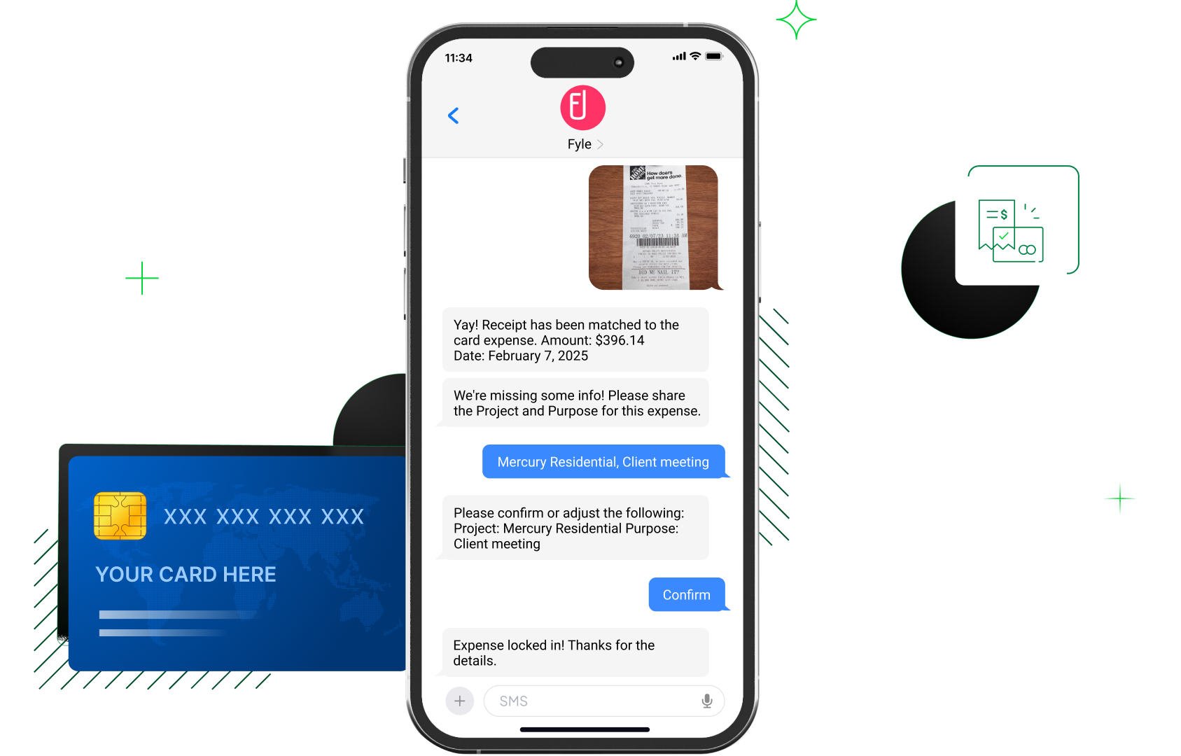 Real-time expense management on cards you already have