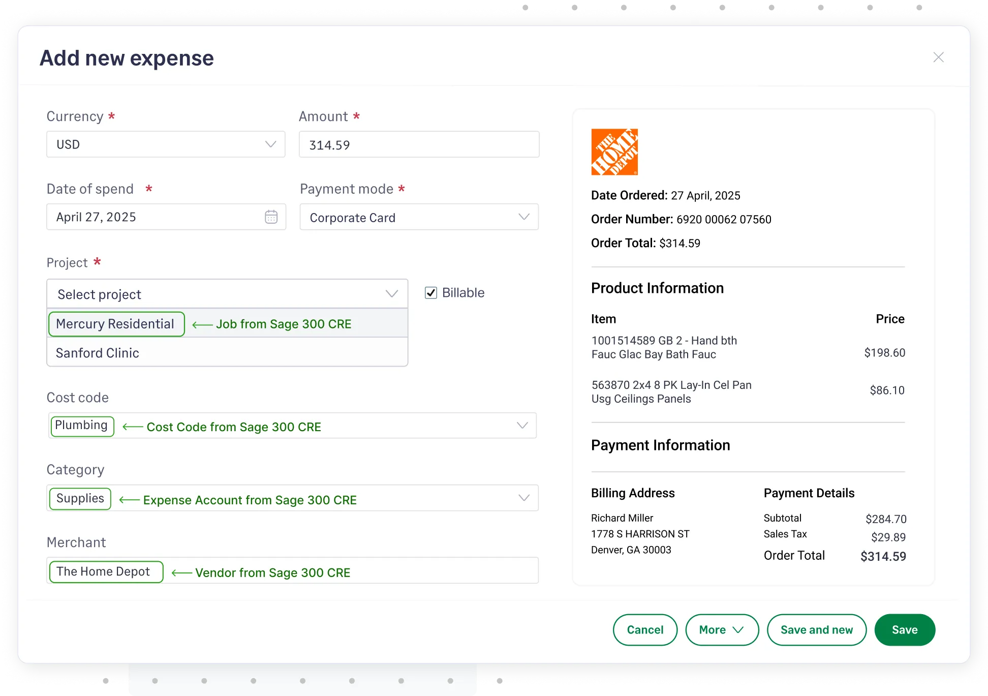 Map Chart of Accounts & Categories