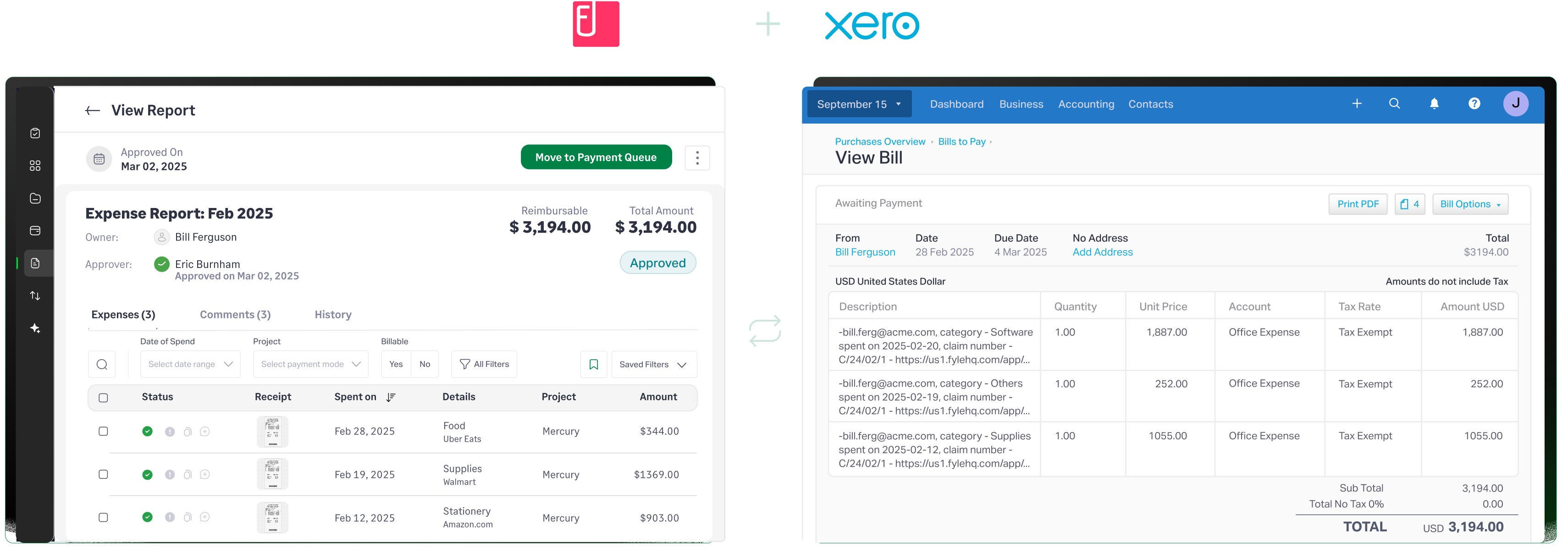Xero with Fyle’s Expense Management Software