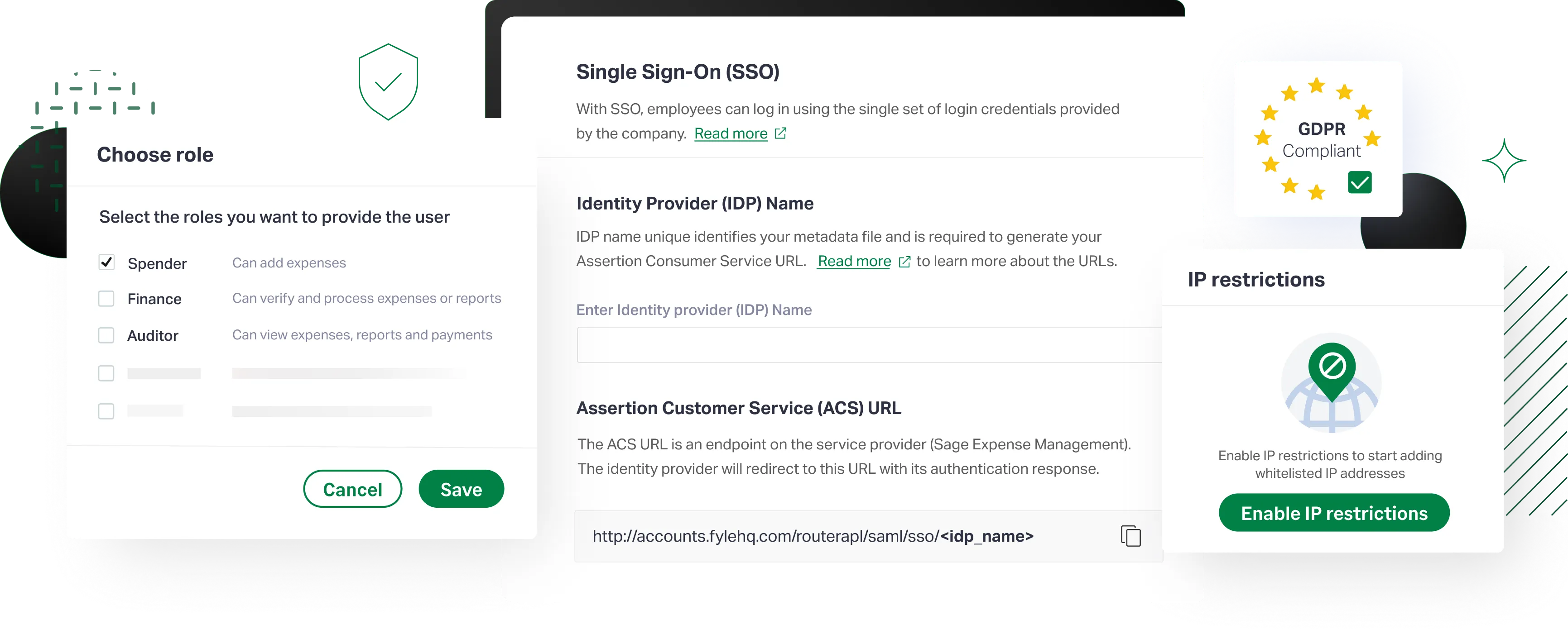 Your data stays secure with Sage Expense Management