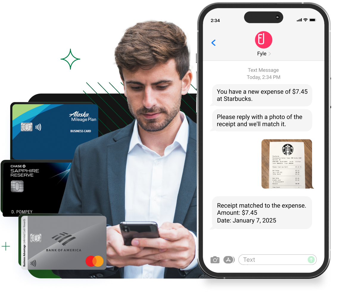 How Fyle's automated expense reporting system gives you real-time notifications for credit card transactions.
